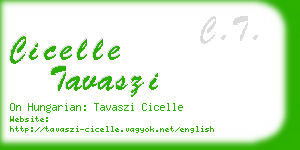 cicelle tavaszi business card
